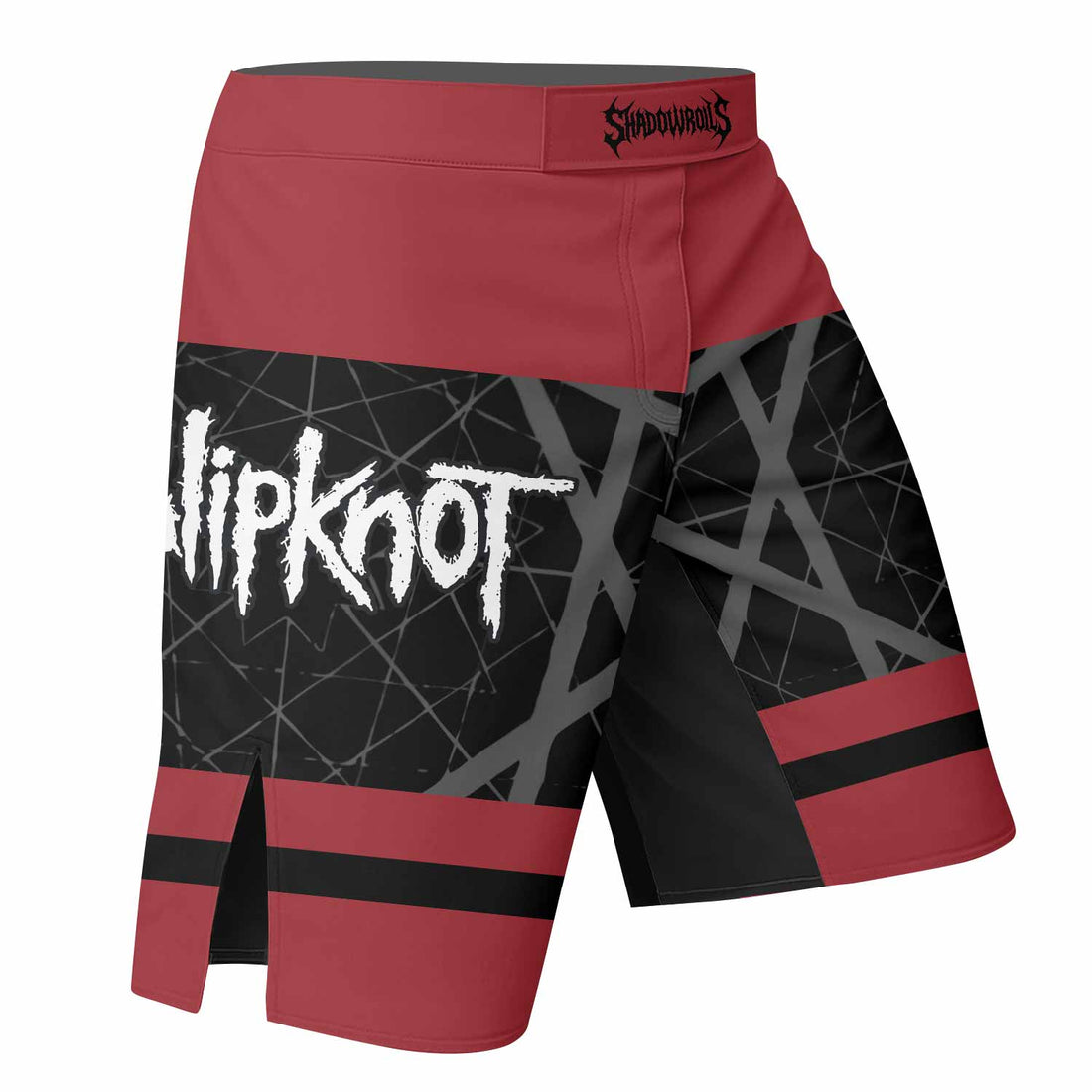 Des Moines 95 Fight Shorts - right side mockup