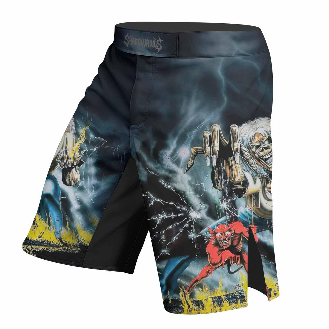Eternal Beast Fight Shorts - right side mockup