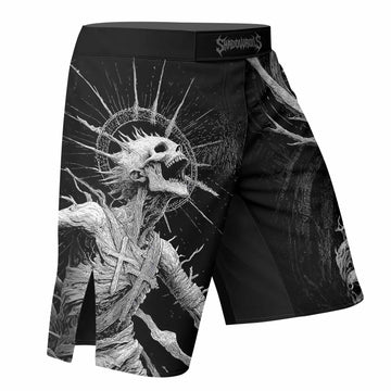 Eternal Scream Fight Shorts - right side mockup