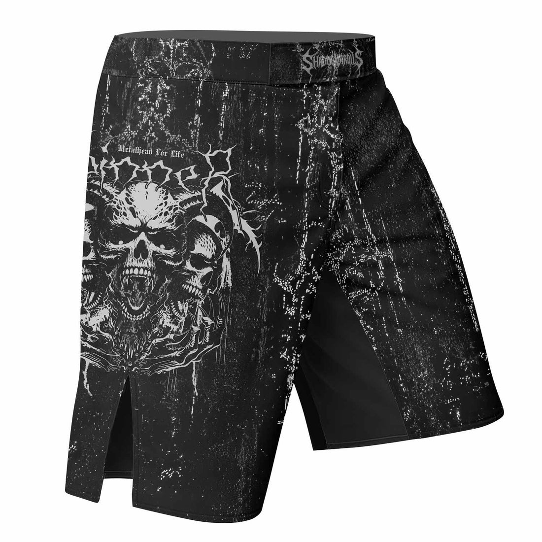 Hellborn Wrath Fight Shorts - right side mockup