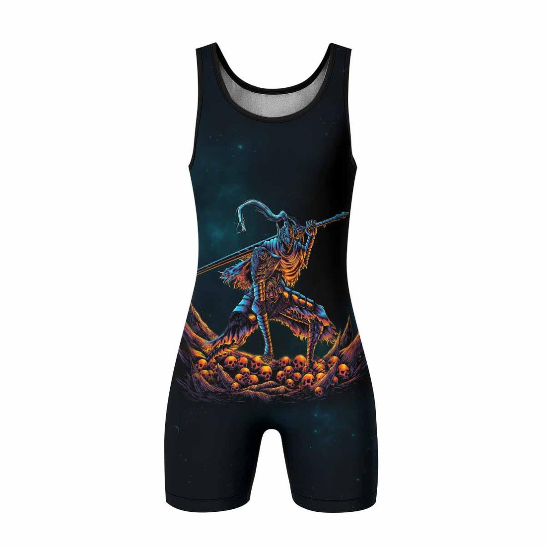 Infernal Artorias Wrestling Singlet - front and back view