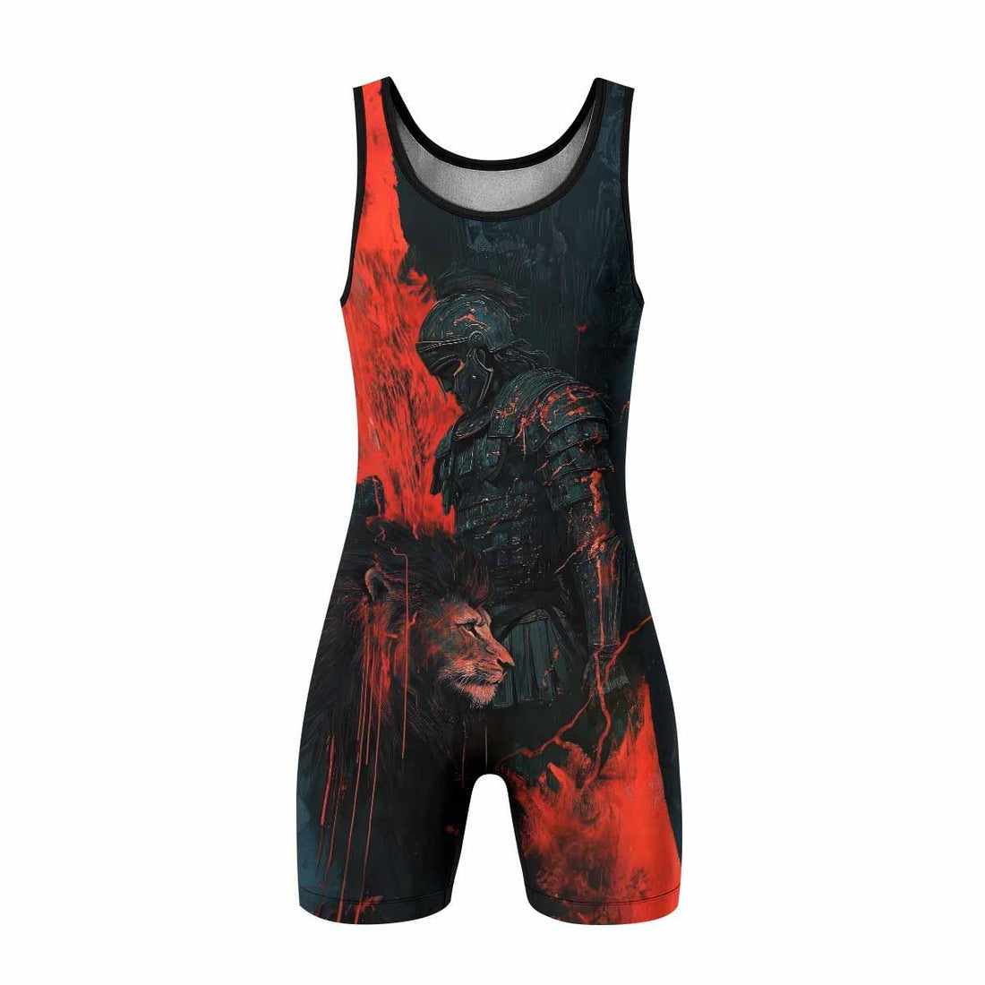 Legion of Blood Wrestling Singlet - front and back view