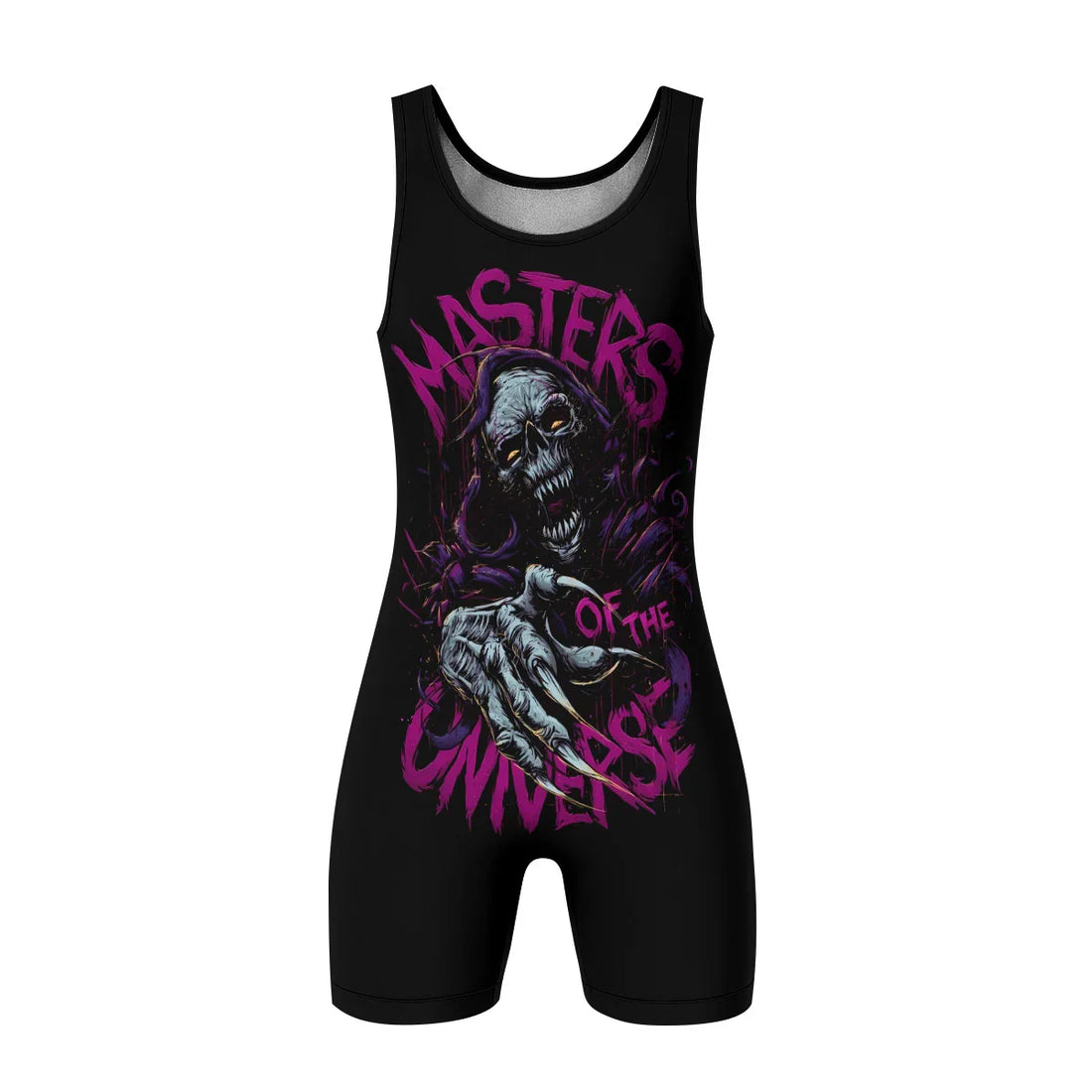 Masters of the Universe Wrestling Singlet - front and back view