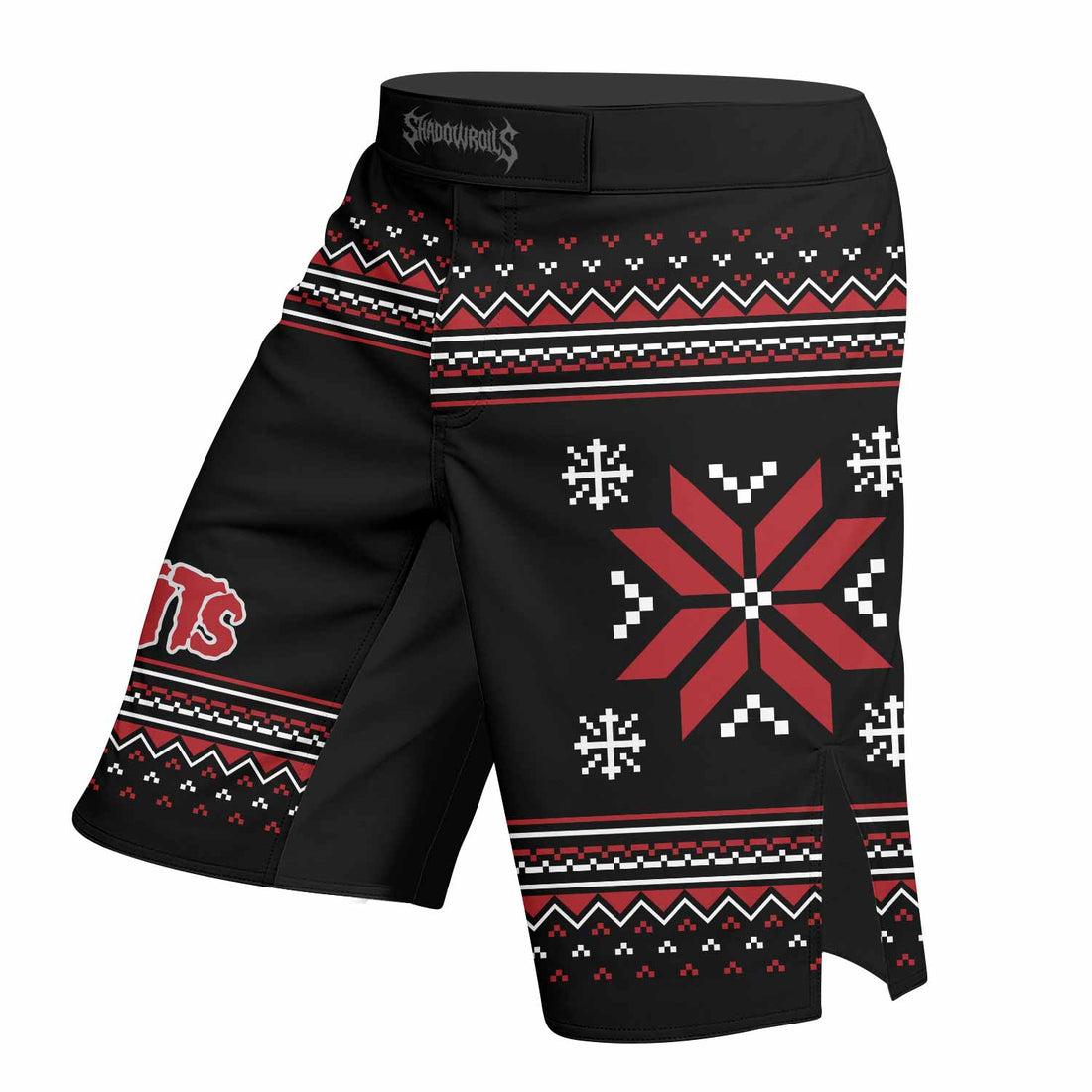 Misfits Skull Punk Rock Band Mixed Martial Arts Shorts - right side mockup