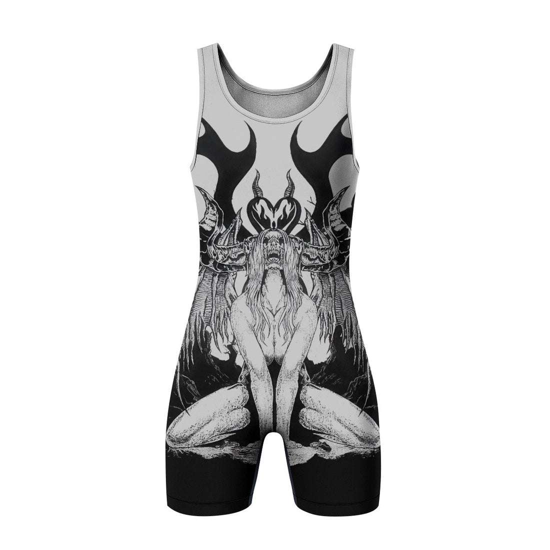 The Forsaken Beast Wrestling Singlet - front and back view