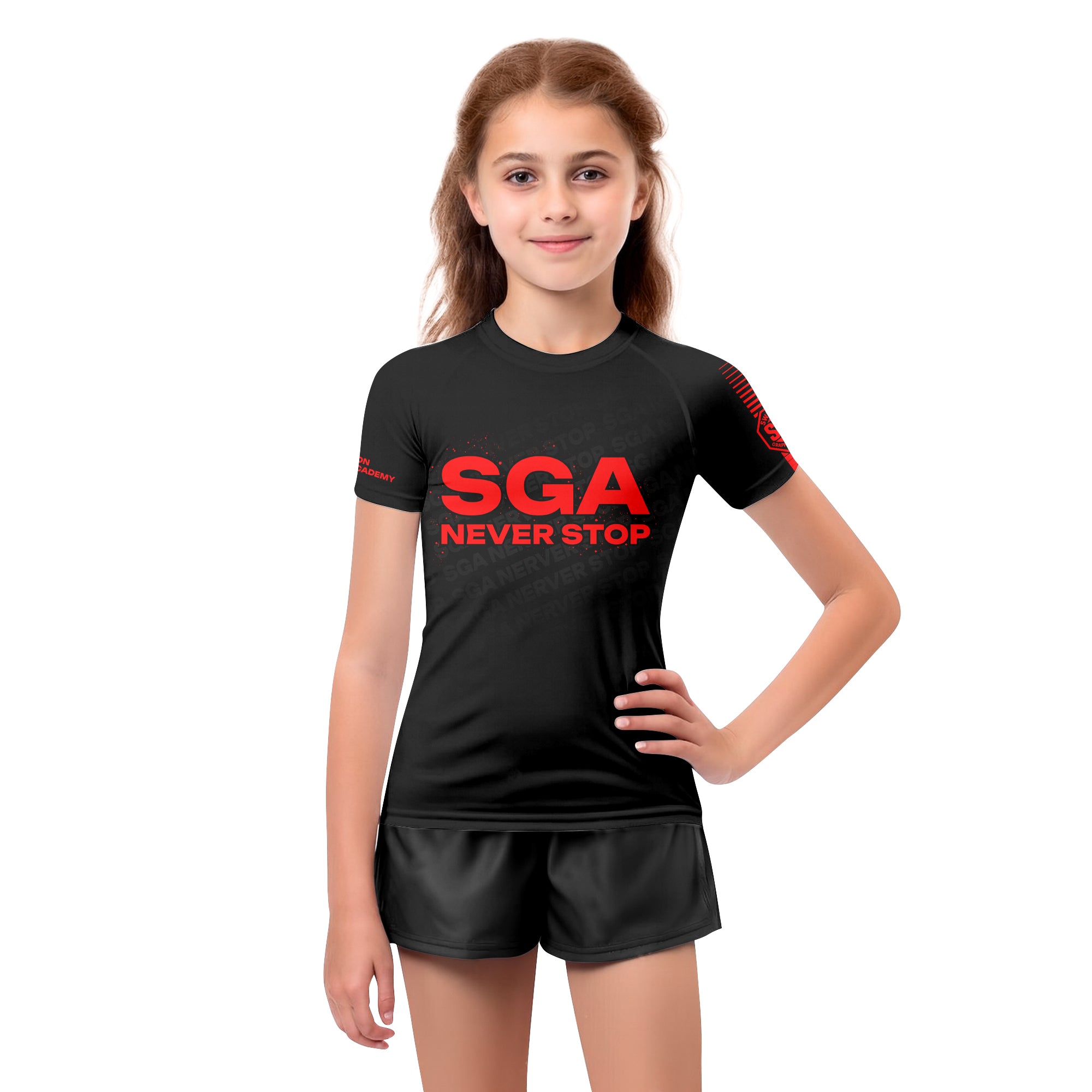 SGA Never Stop Kids Rash Guard