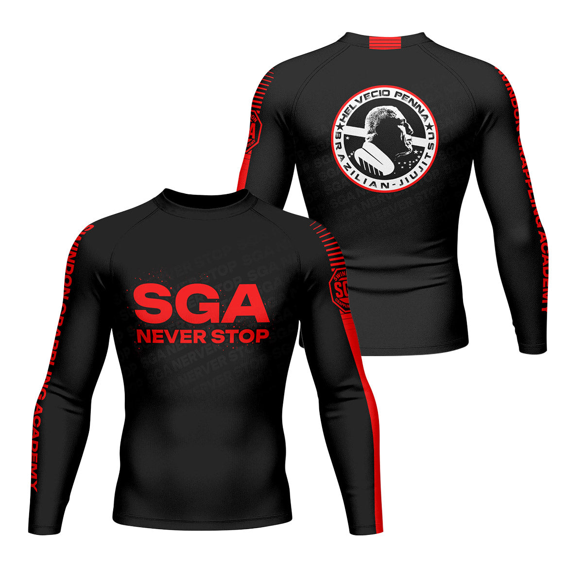 SGA Never Stop Rash Guard