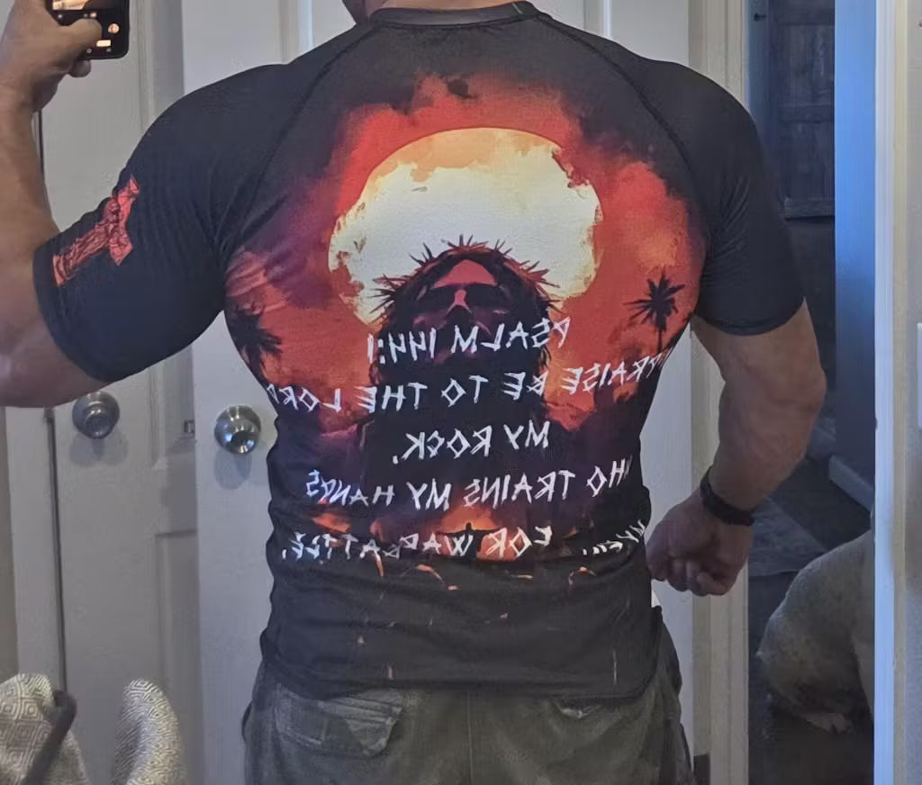 Red Redemption Rash Guard