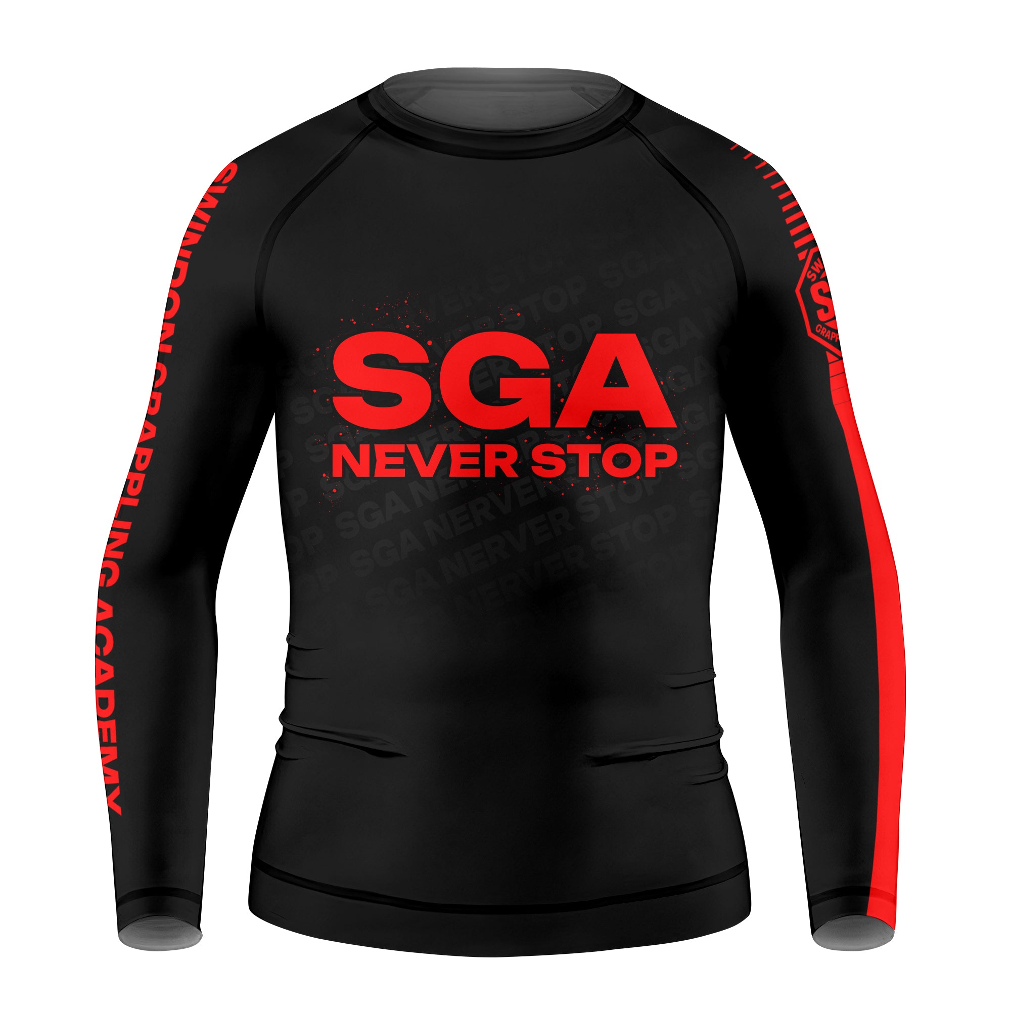 SGA Never Stop Kids Rash Guard