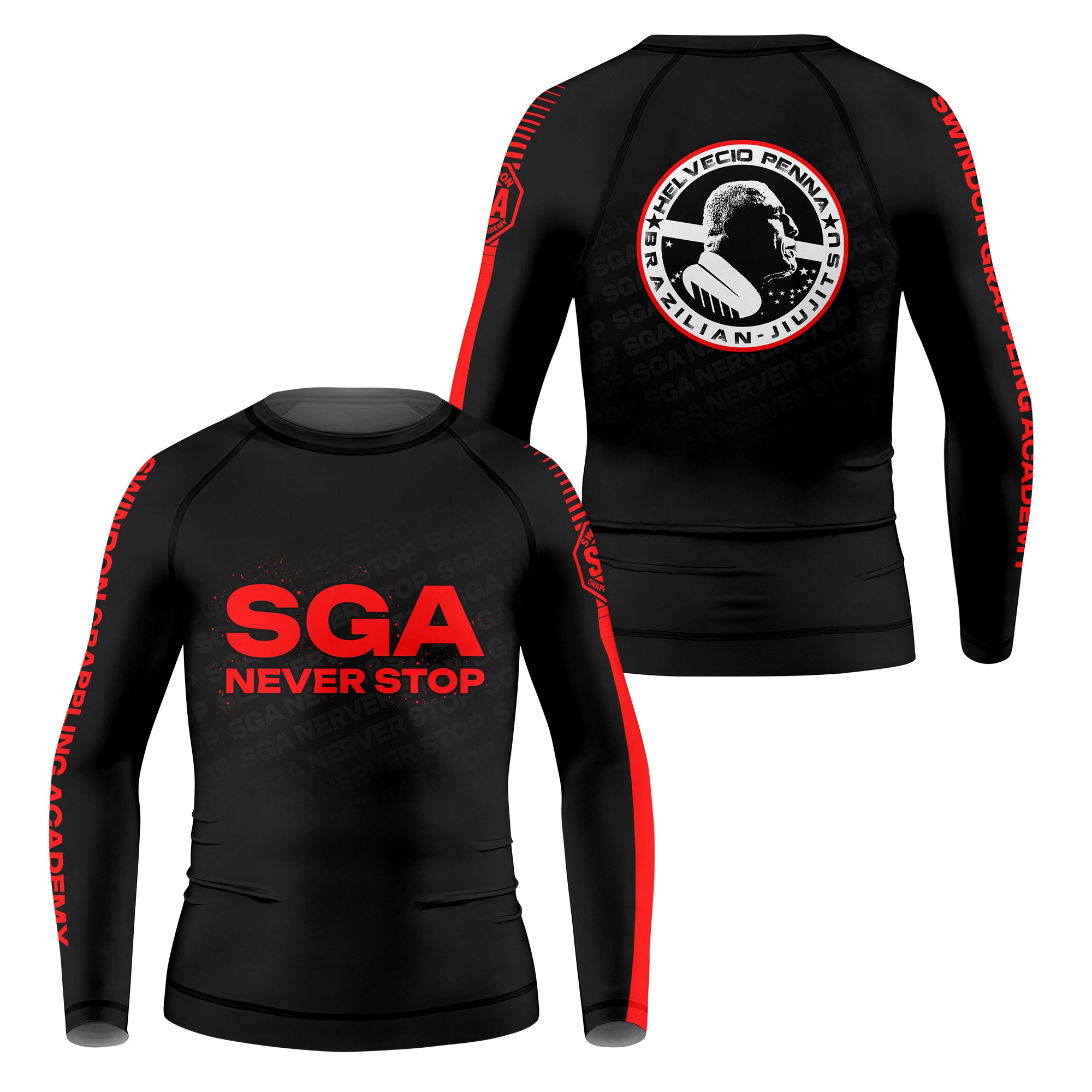 SGA Never Stop Kids Rash Guard