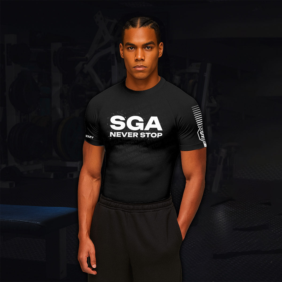SGA Never Stop Rash Guard