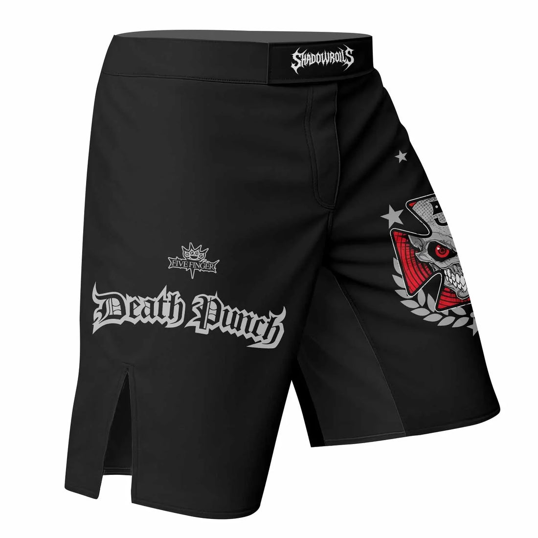 Death Punch Fight Shorts - right side mockup