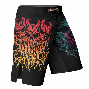 Kostolom Fight Shorts - right side mockup