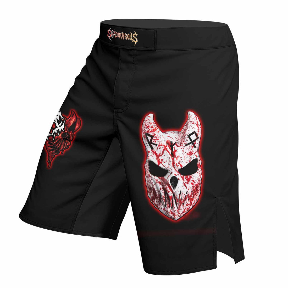 Slaughter to Prevail Fight Shorts - right side mockup
