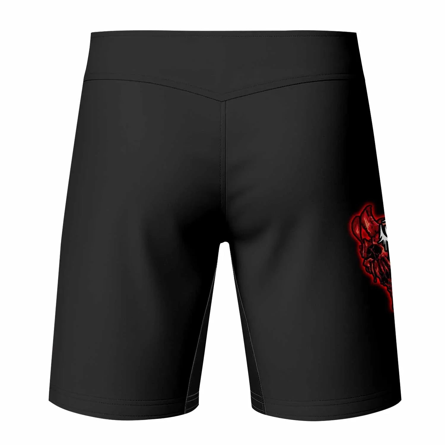 Slaughter to Prevail Fight Shorts - back view mockup
