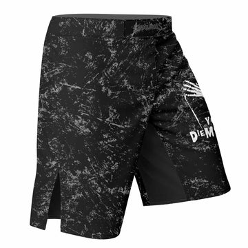 Misfits Die Monster Die Fight Shorts - right side mockup
