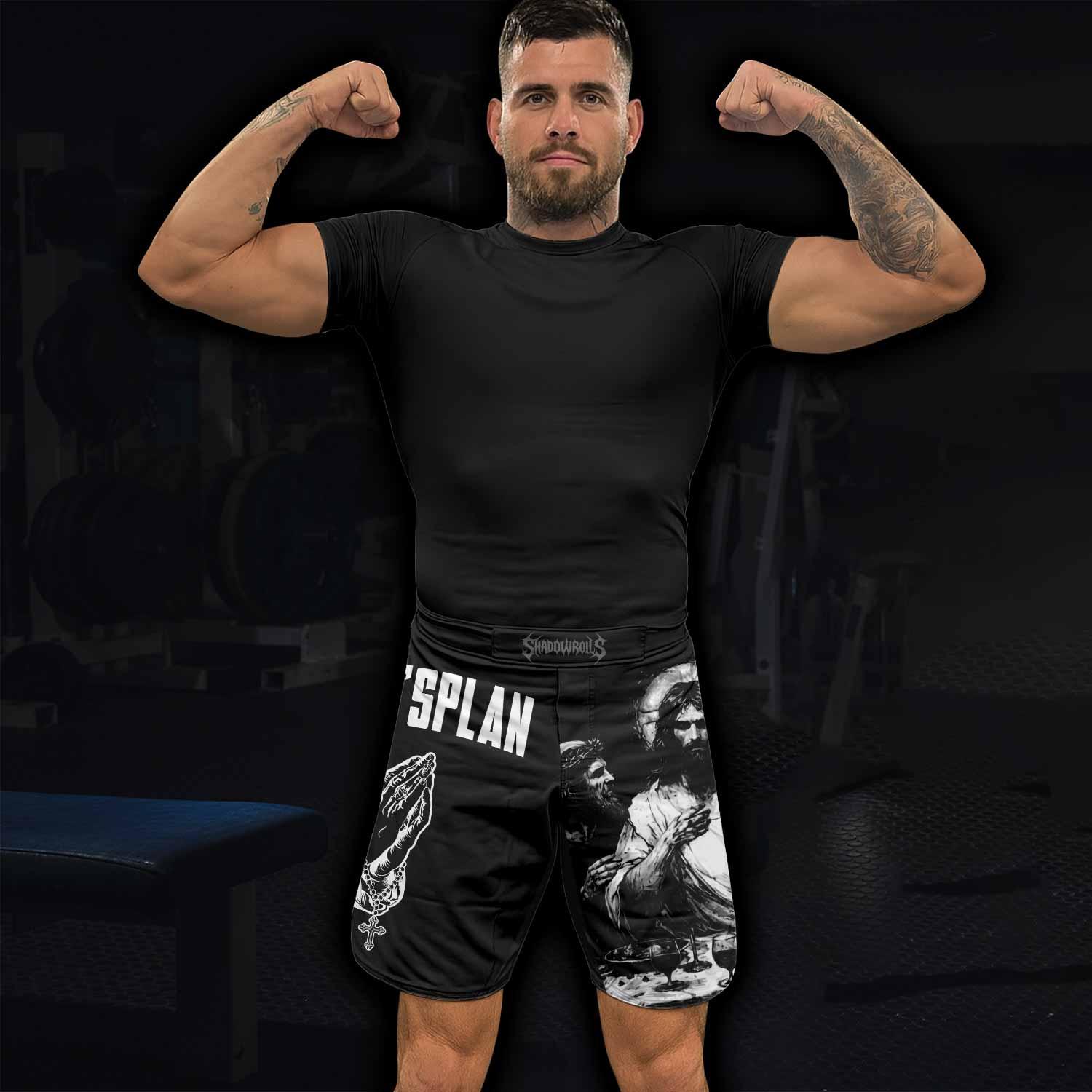 God's Plan Fight Shorts - lifestyle view