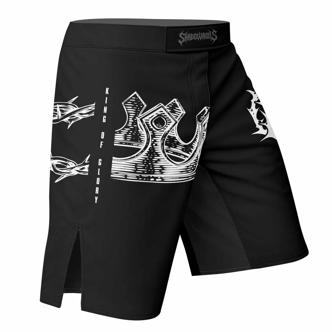 The King of Glory Fight Shorts - right side mockup