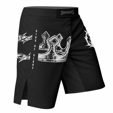 The King of Glory Fight Shorts - right side mockup