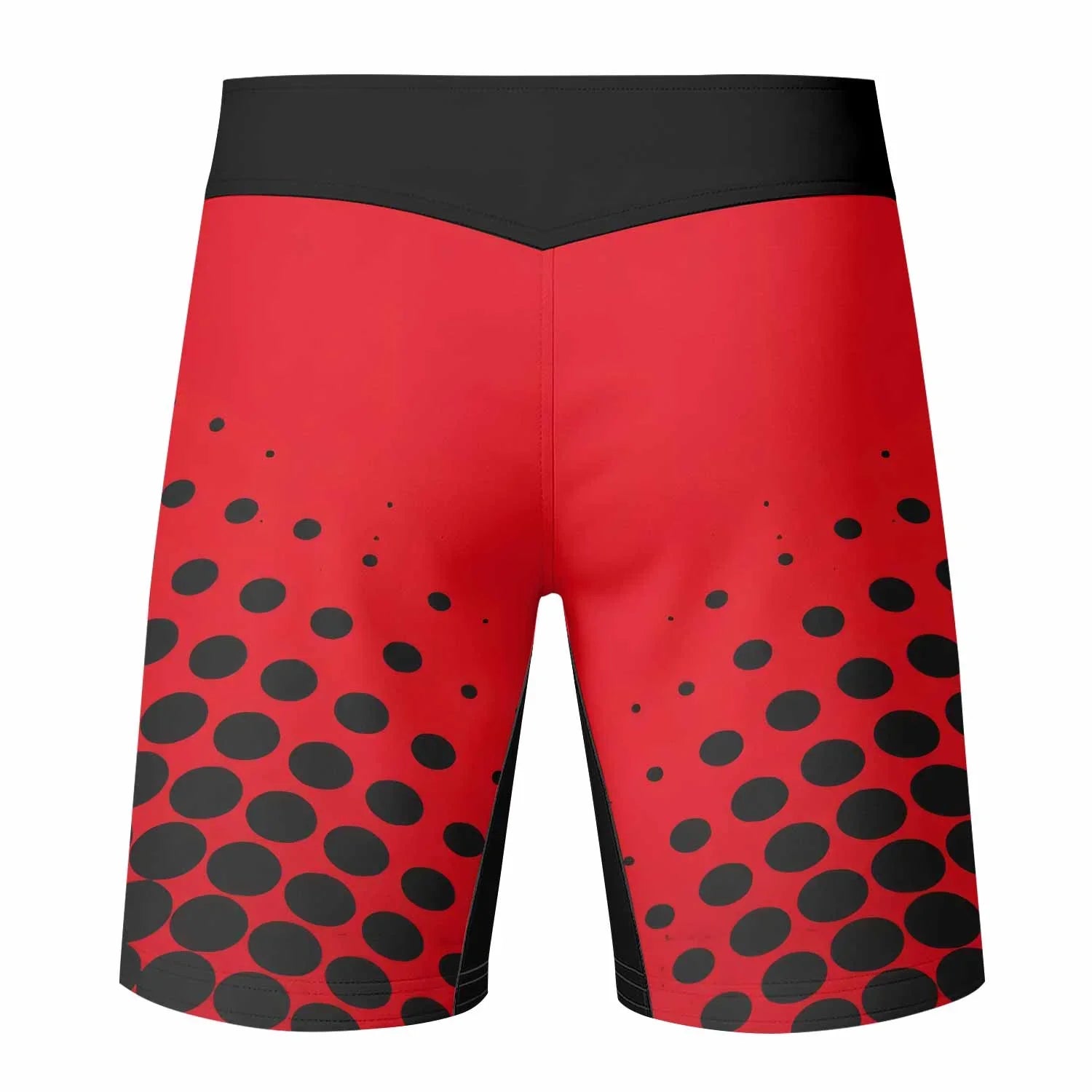 Five Finger Death Punch 5FDP Fight Shorts - back view mockup