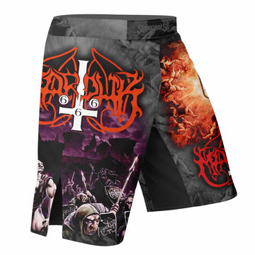 Marduk Heaven Shall Burn Fight Shorts - right side mockup