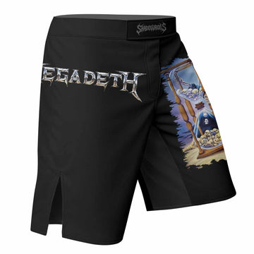 Megadeth Countdown to Submission Fight Shorts - right side mockup