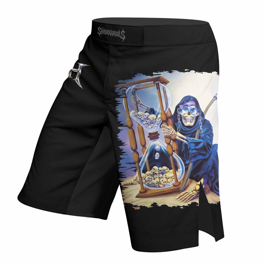 Megadeth Countdown to Submission Fight Shorts - right side mockup