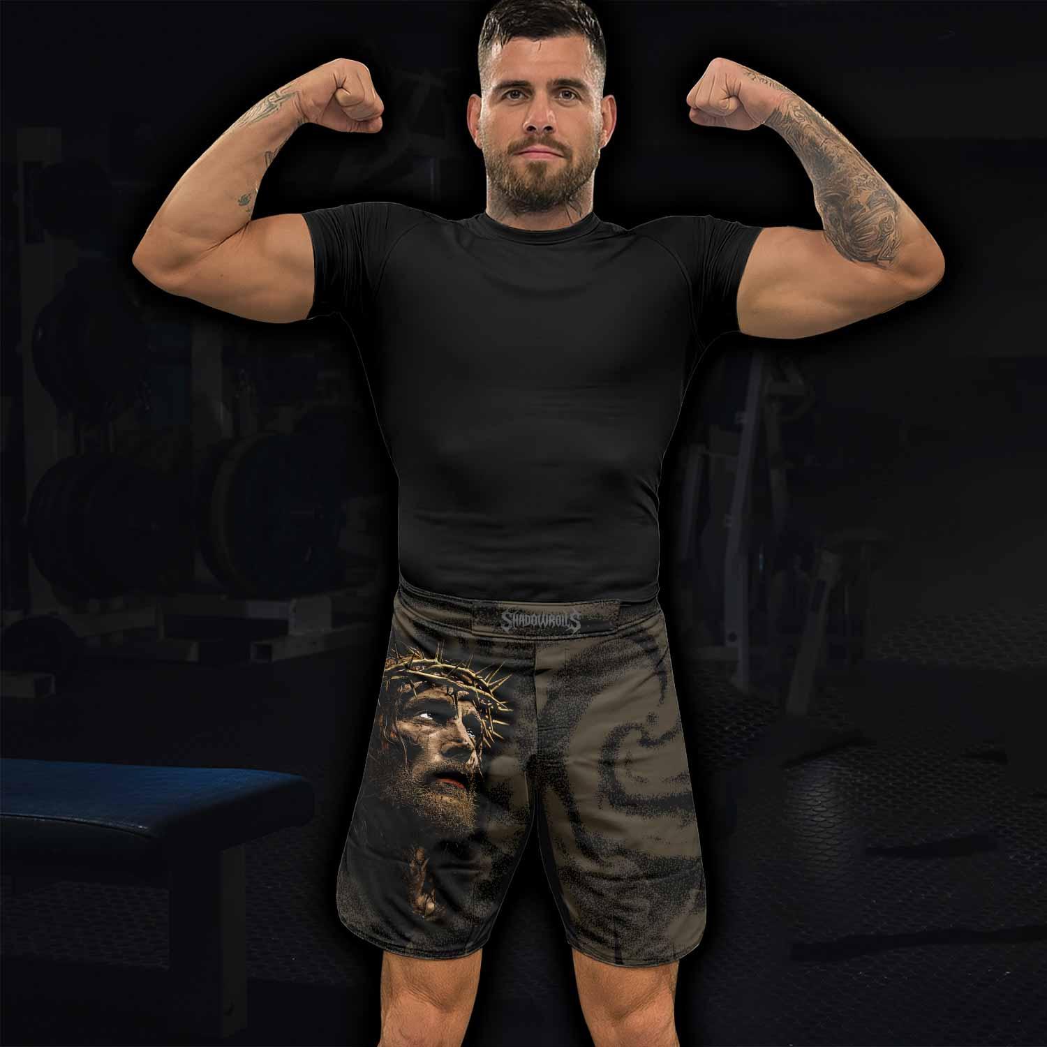 Live for Him Fight Shorts - lifestyle view