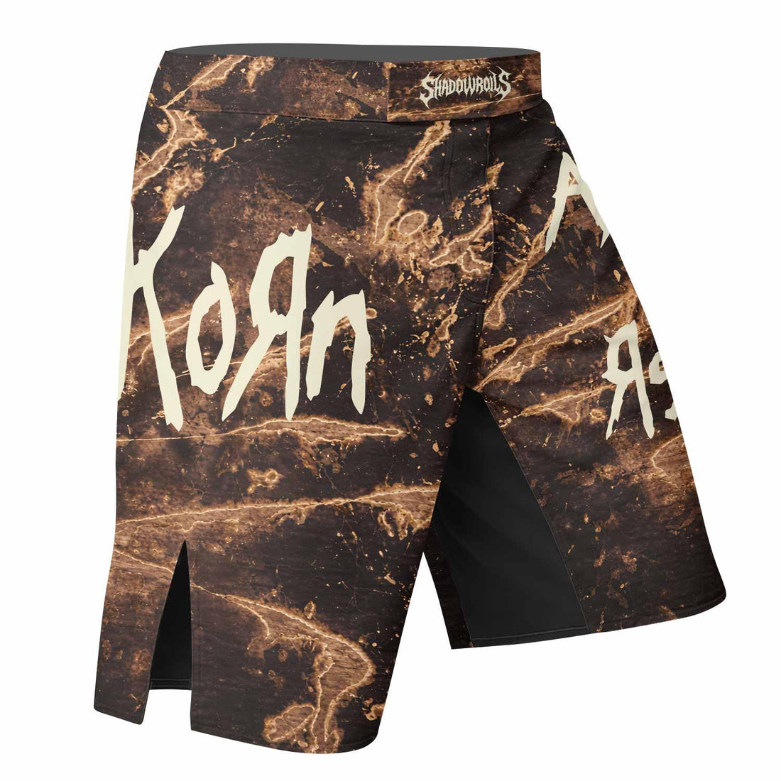 Are You Ready Korn Fight Shorts - right side mockup