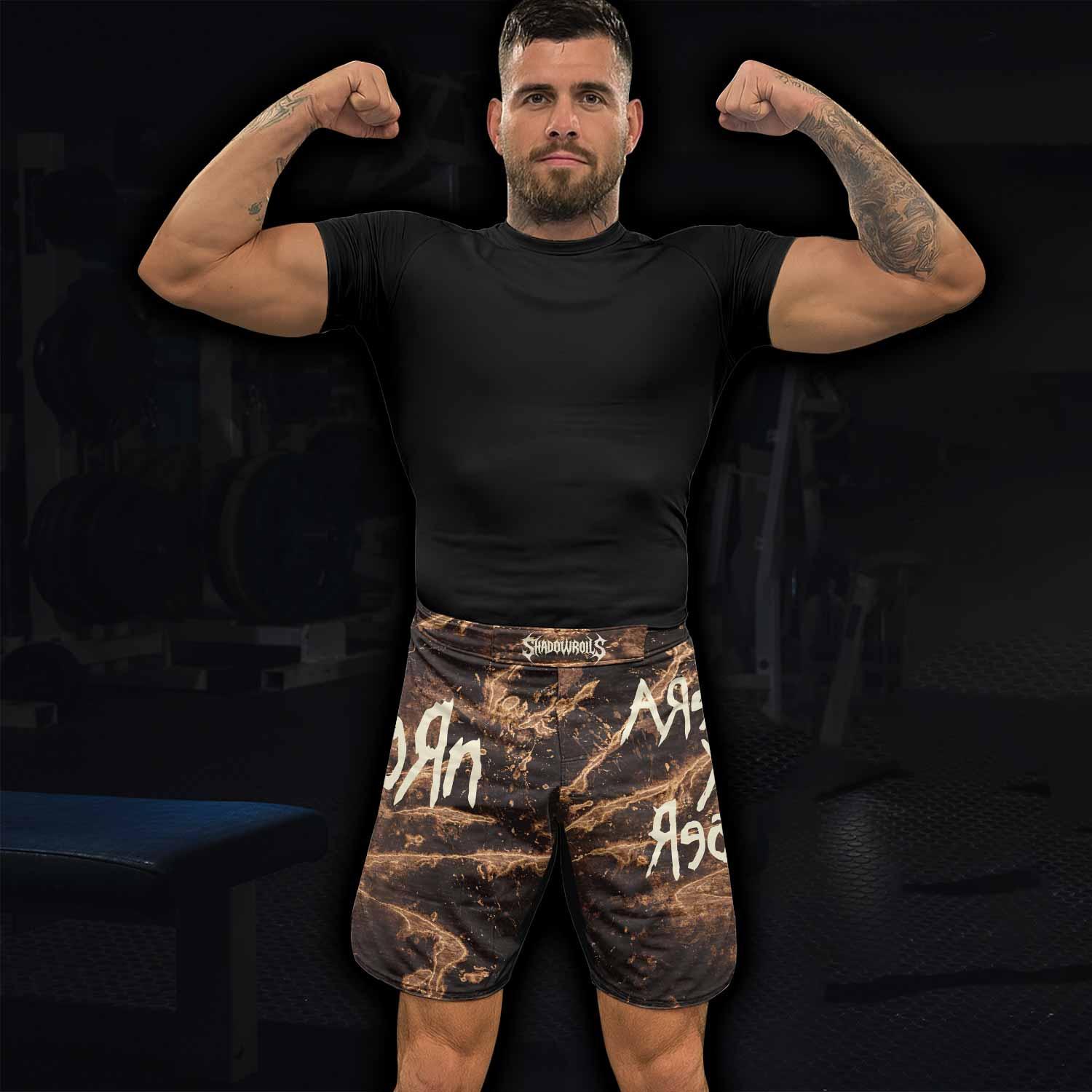 Are You Ready Korn Fight Shorts - lifestyle view