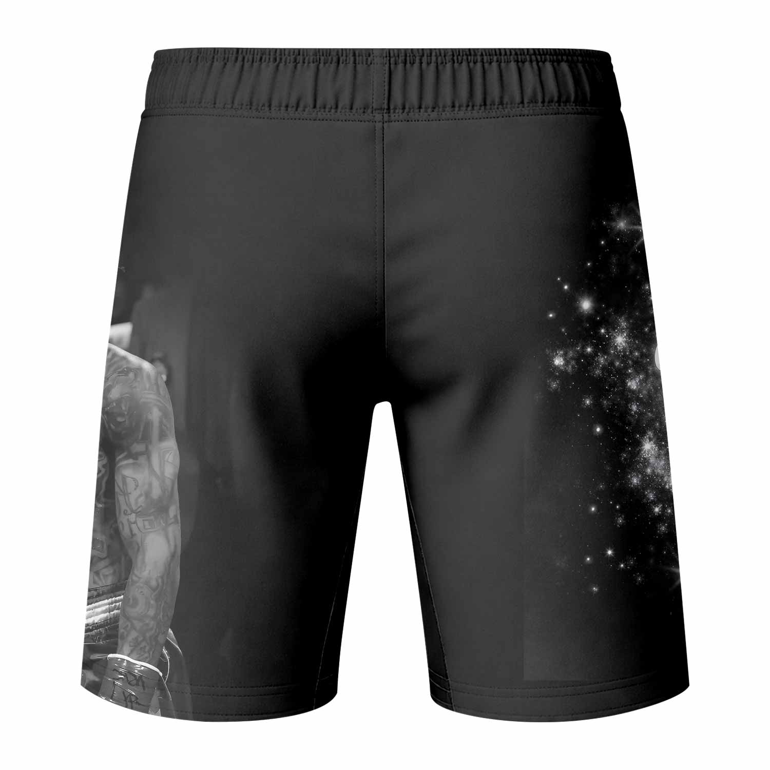 Gervonta Tank Davis Flip Fight Shorts - back view mockup