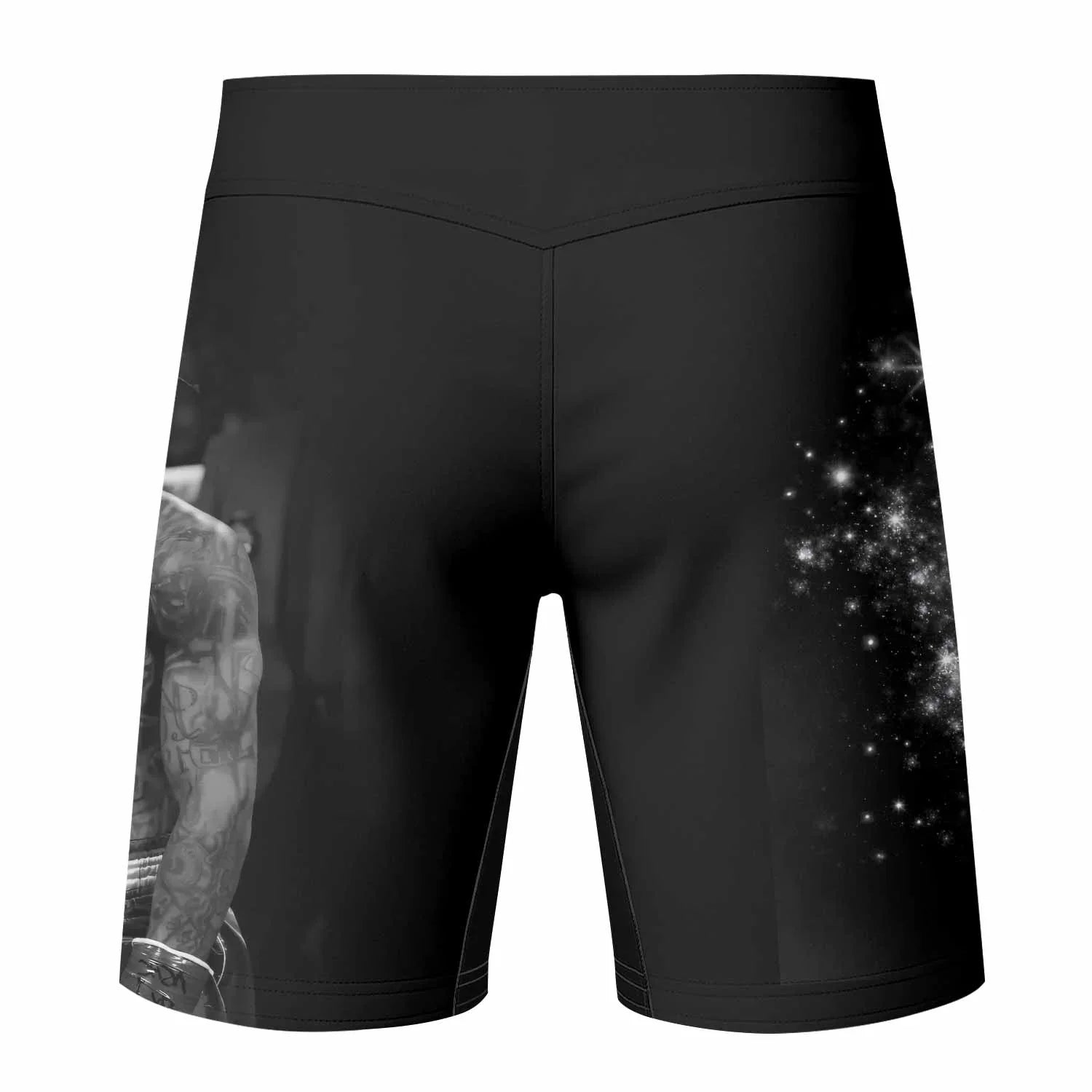 Gervonta Tank Davis Flip Fight Shorts - back view mockup