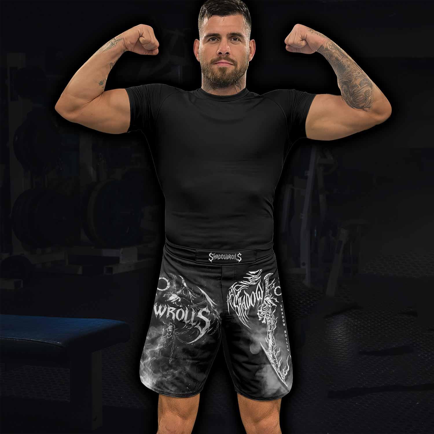 Wraith of the Abyss Fight Shorts - lifestyle view