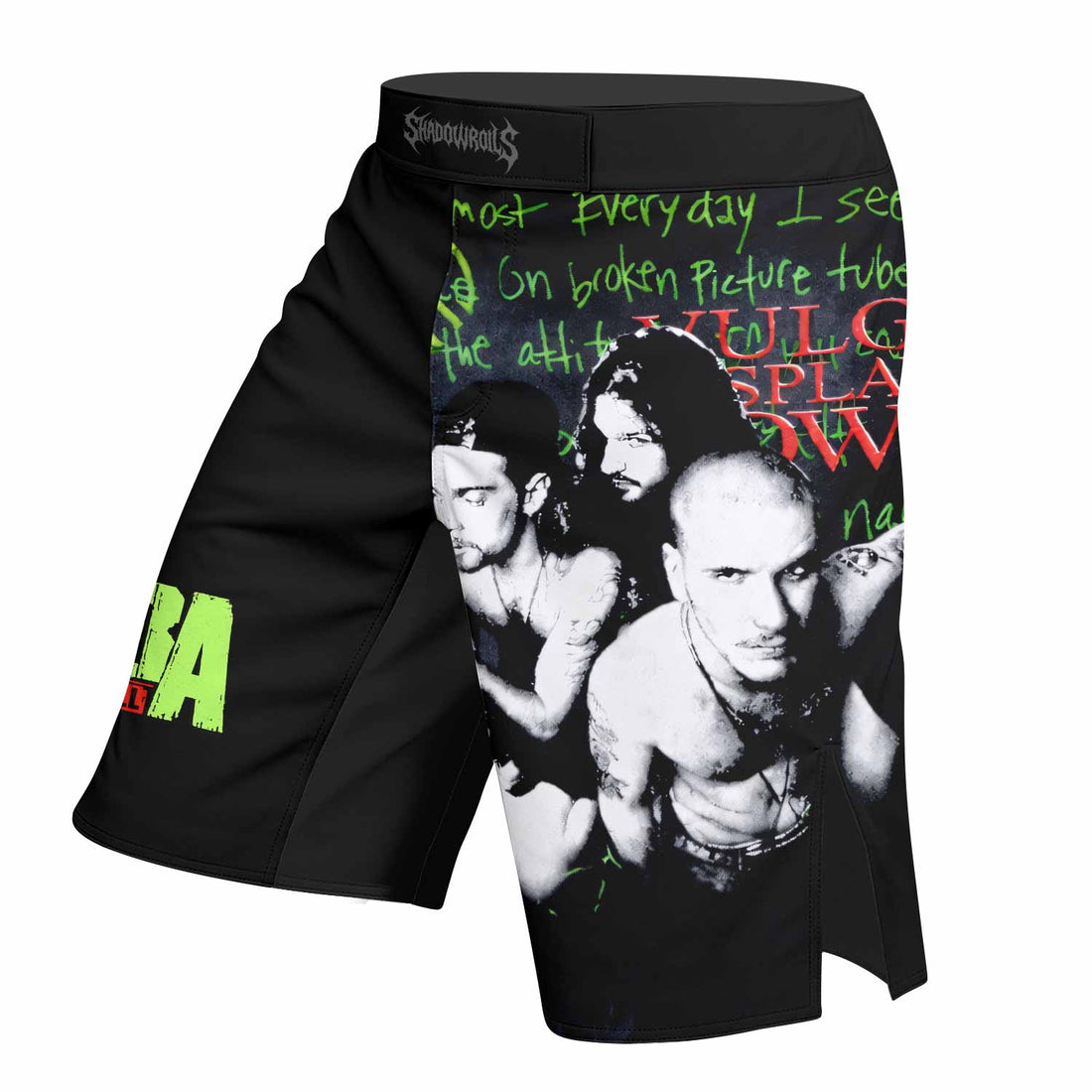 Pantera Cowboys From Hell Fight Shorts - right side mockup