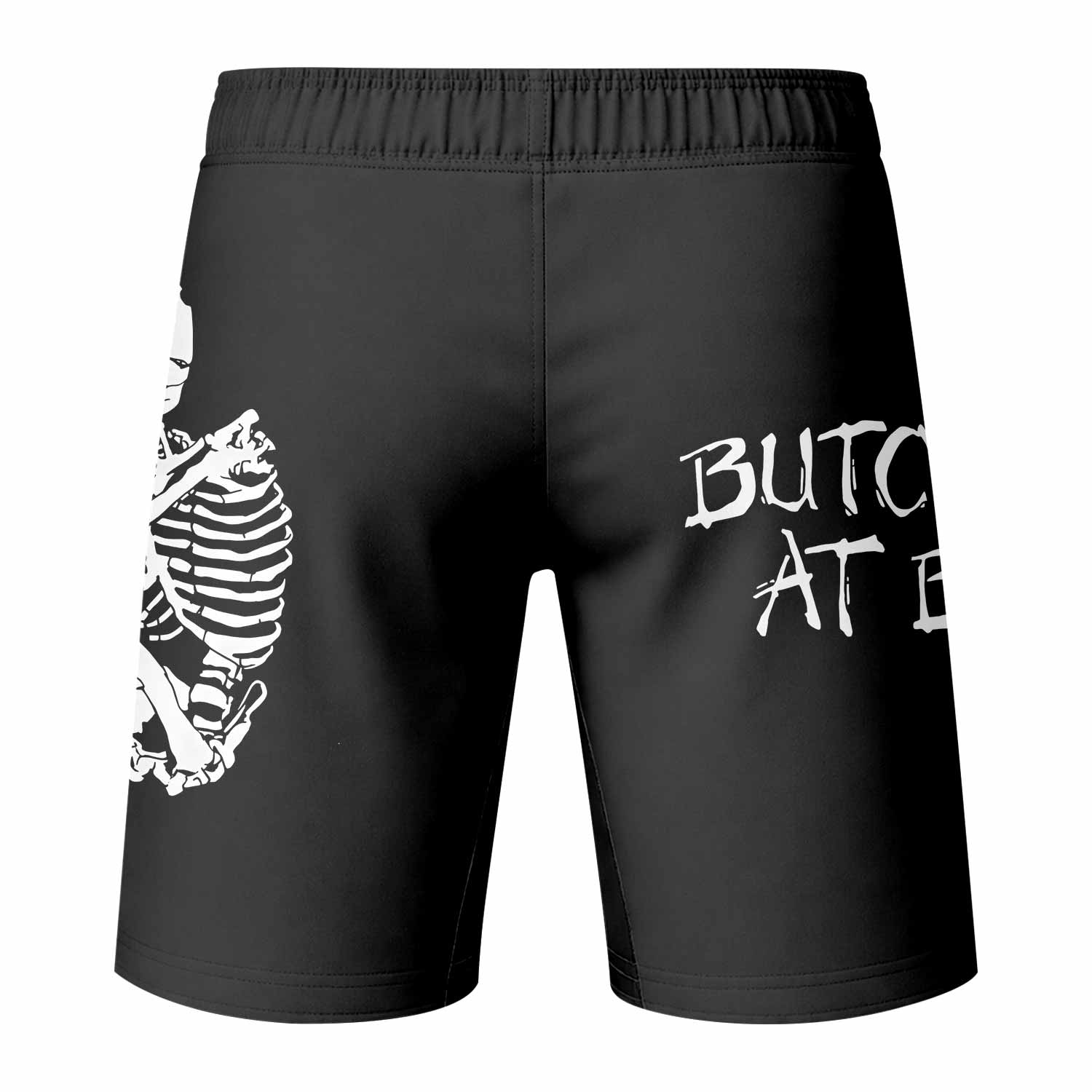 Cannibal Corpse Butchered at Birth Fight Shorts - back view mockup