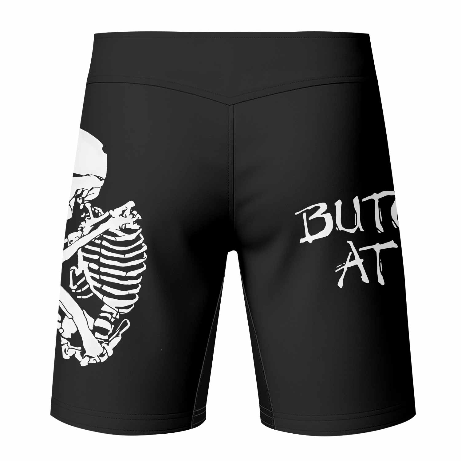 Cannibal Corpse Butchered at Birth Fight Shorts - back view mockup