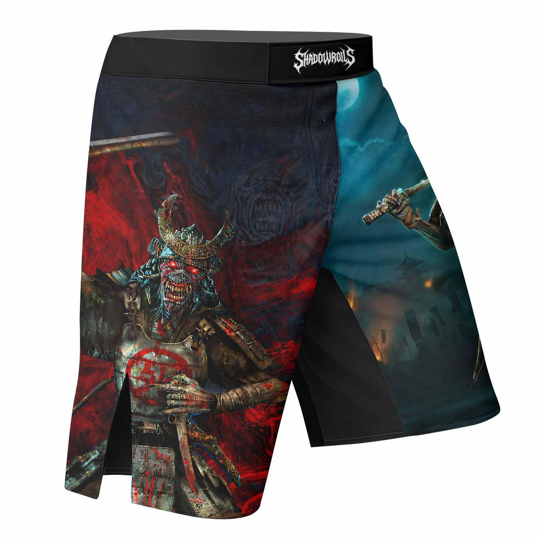 Iron Maiden Senjutsu Fight Shorts - right side mockup