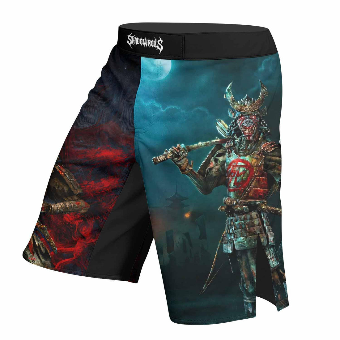 Iron Maiden Senjutsu Fight Shorts - right side mockup