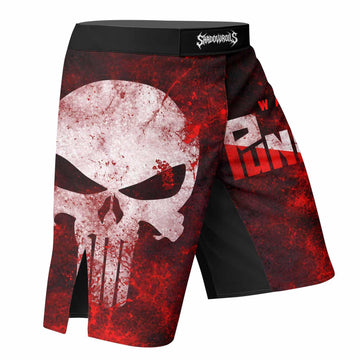 Punisher War Zone Fight Shorts - right side mockup