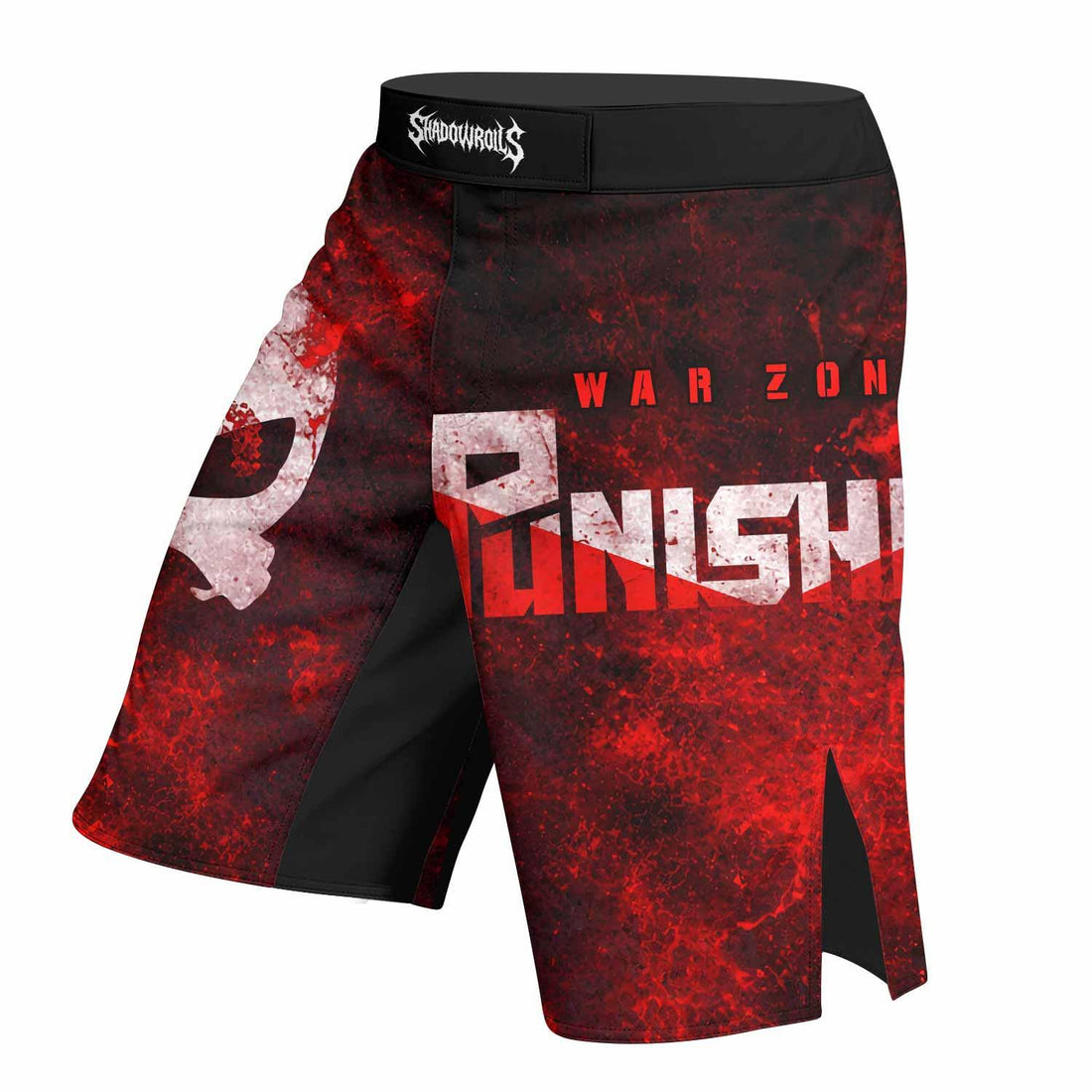 Punisher War Zone Fight Shorts - right side mockup