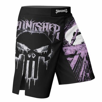 Punisher Final Verdict Fight Shorts - right side mockup