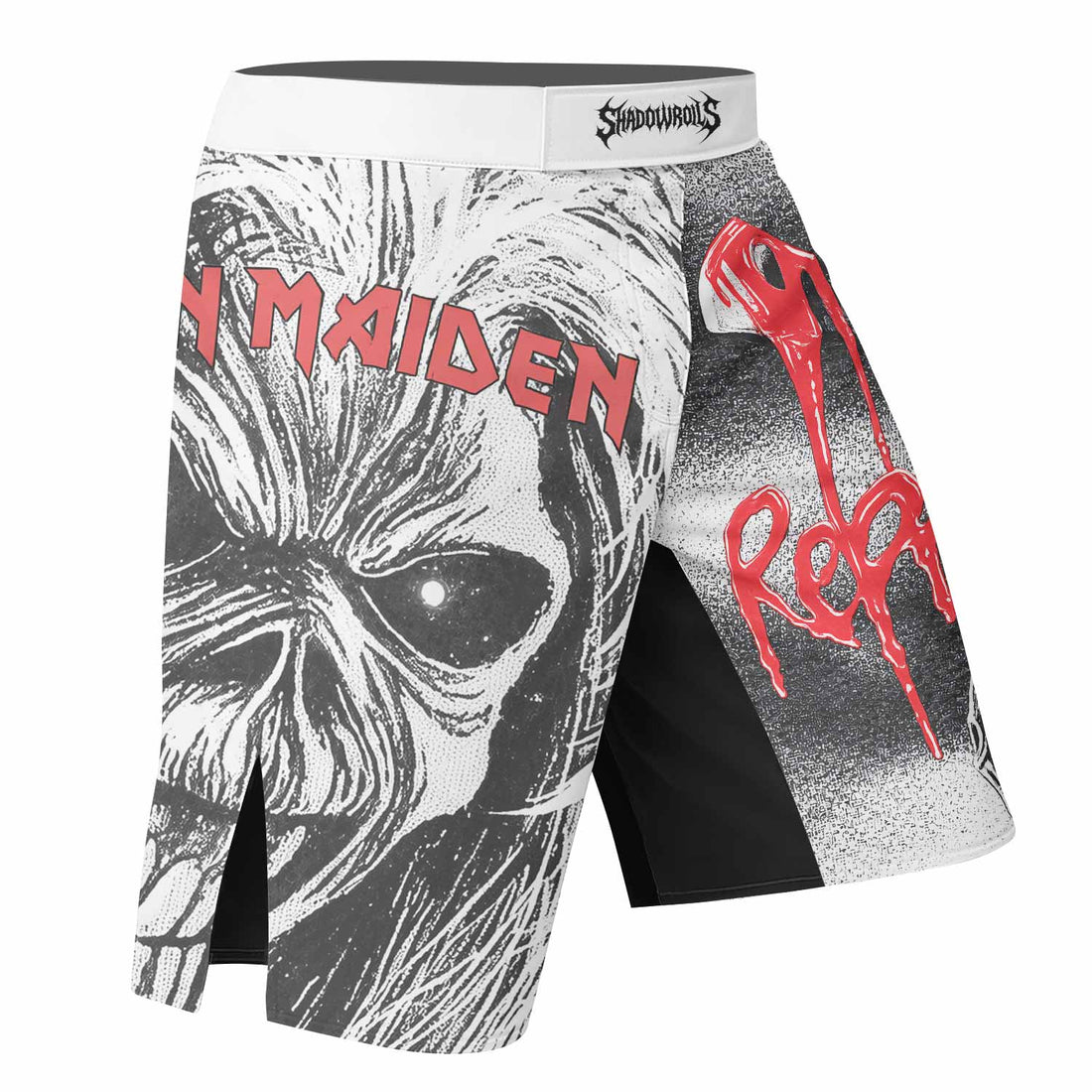 Iron Maiden Killers Fight Shorts - right side mockup