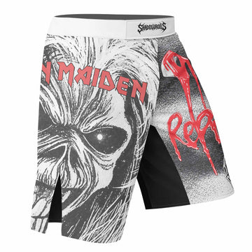 Iron Maiden Killers Fight Shorts - right side mockup