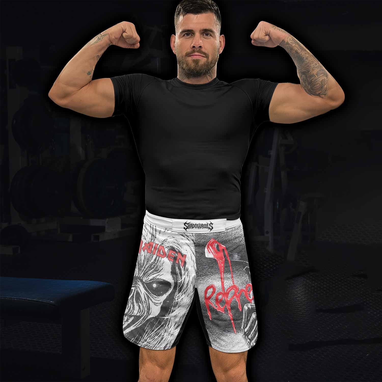 Iron Maiden Killers Fight Shorts - lifestyle view