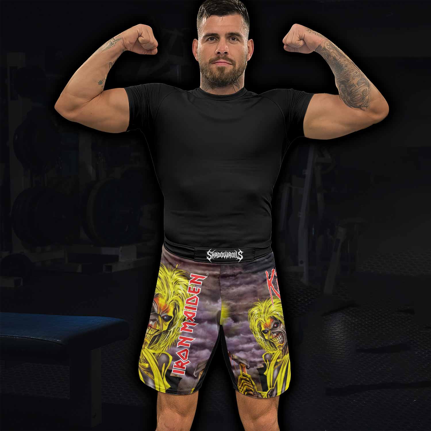 Killers Iron Maiden Fight Shorts - lifestyle view