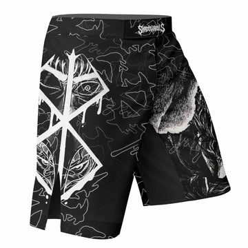 Berserk Forged In Blood Fight Shorts - right side mockup