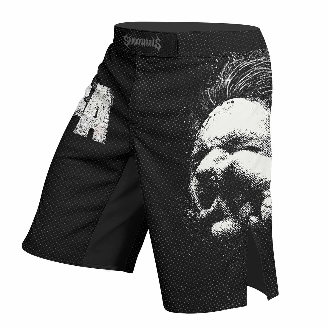 Vulgar Display of Power Pantera Fight Shorts - right side mockup
