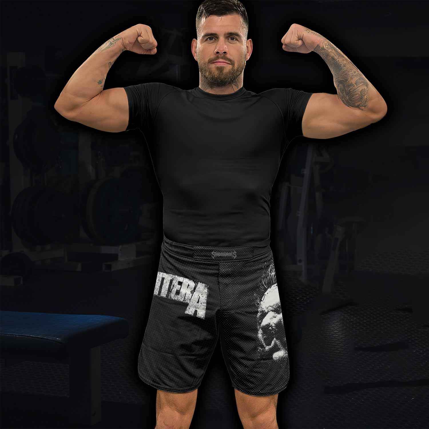 Vulgar Display of Power Pantera Fight Shorts - lifestyle view