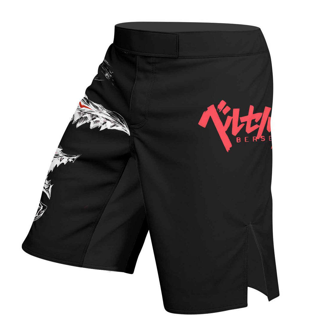 Berserk Guts Berserker Armor Fight Shorts - right side mockup