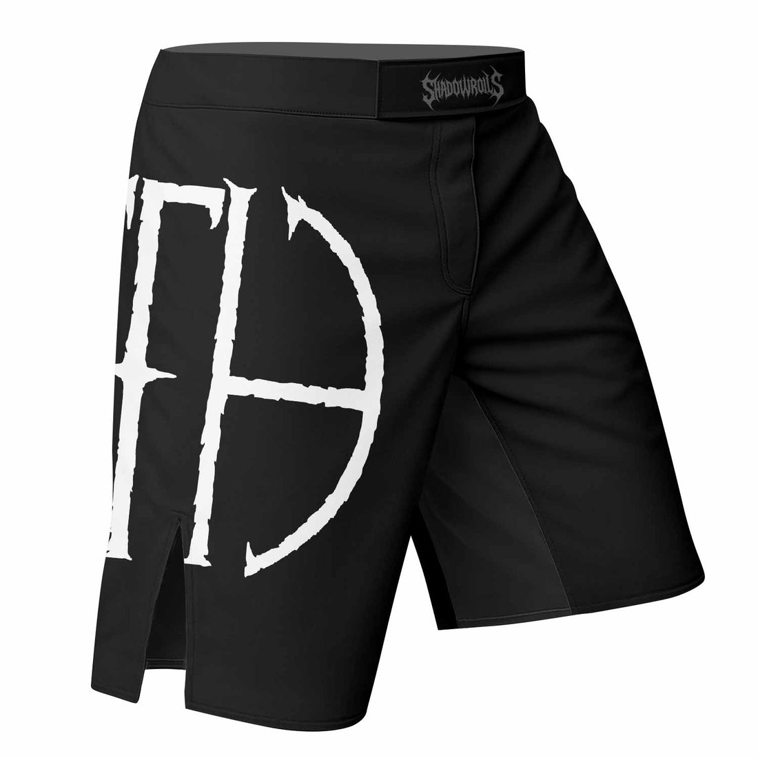 Pantera Cowboys From Hell Logo Fight Shorts - right side mockup